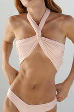 Load image into Gallery viewer, Tie Band Bikini Top - Pink Tulle