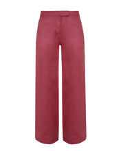 Load image into Gallery viewer, Low Waist Detail Pants Bottom - Pomegranate Linen
