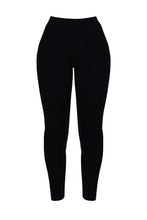 Load image into Gallery viewer, Elastic Detail Leggings Pants Bottom - Black