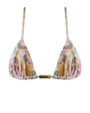 Load image into Gallery viewer, Triangle Bikini Top - Vintage Floral Crepe