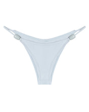 Load image into Gallery viewer, Triangle With Fixed Strap Loops Bikini Bottom - Light Blue