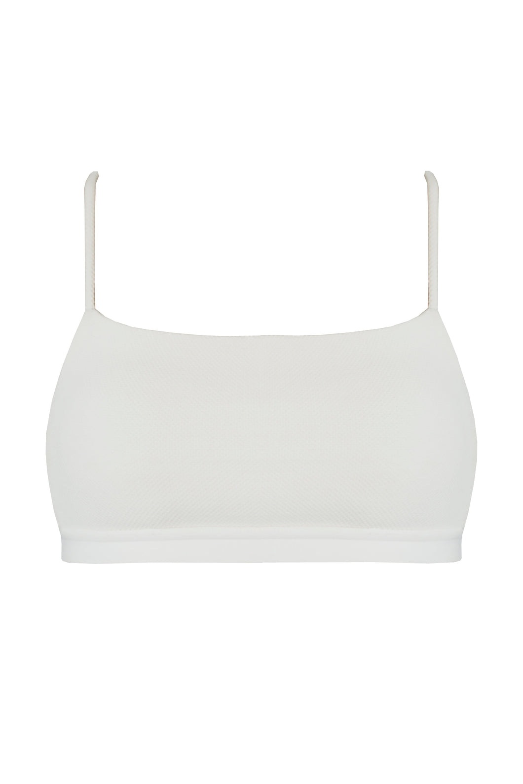 Nervura Straight Top - Off-White Piquet