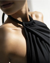 Load image into Gallery viewer, Pillow Neck Swimsuit - Black