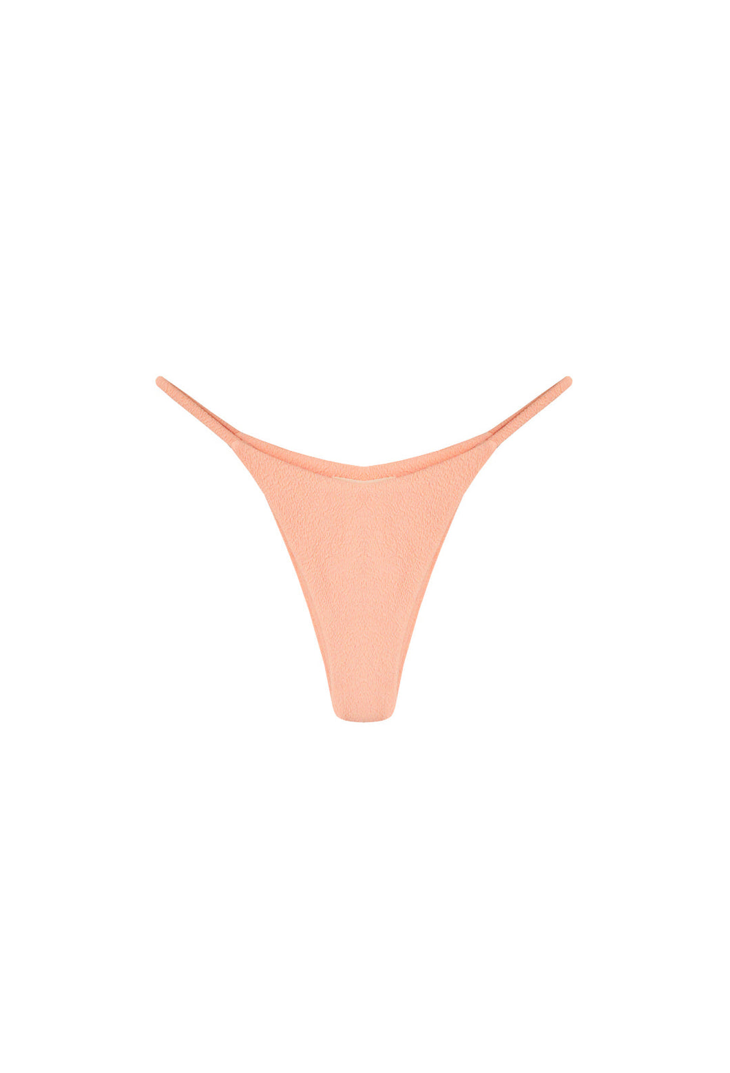 Triangle With Fixed Strap Bikini Bottom - Peach