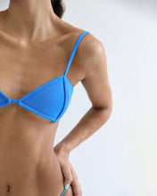 Load image into Gallery viewer, Rhombus-Shaped Bikini Top - Klein Blue