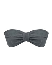 Load image into Gallery viewer, Straight With Passage Bikini Top - Graphite