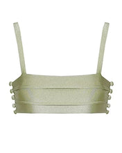 Load image into Gallery viewer, Thomas Buttons Bikini Top - Green