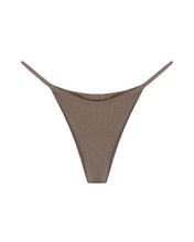Load image into Gallery viewer, Triangle With Fixed Strap Bikini Bottom - Chestnuts