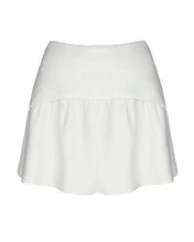 Load image into Gallery viewer, Tailoring Short Pleated Skirt Bottom - Off-White