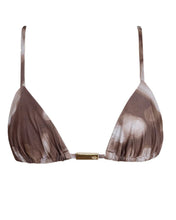 Load image into Gallery viewer, Triangle Bikini Top - Brown Floral