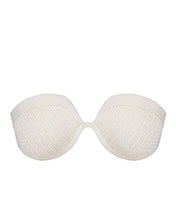 Load image into Gallery viewer, TQC Pala Lastex Bikini Top - Off-White