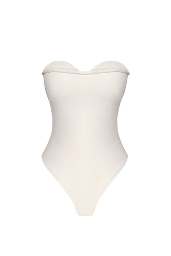 Nervura Vertex Swimsuit - Off-White