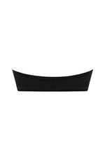 Load image into Gallery viewer, Loop Flap Straight Bikini Top - Black