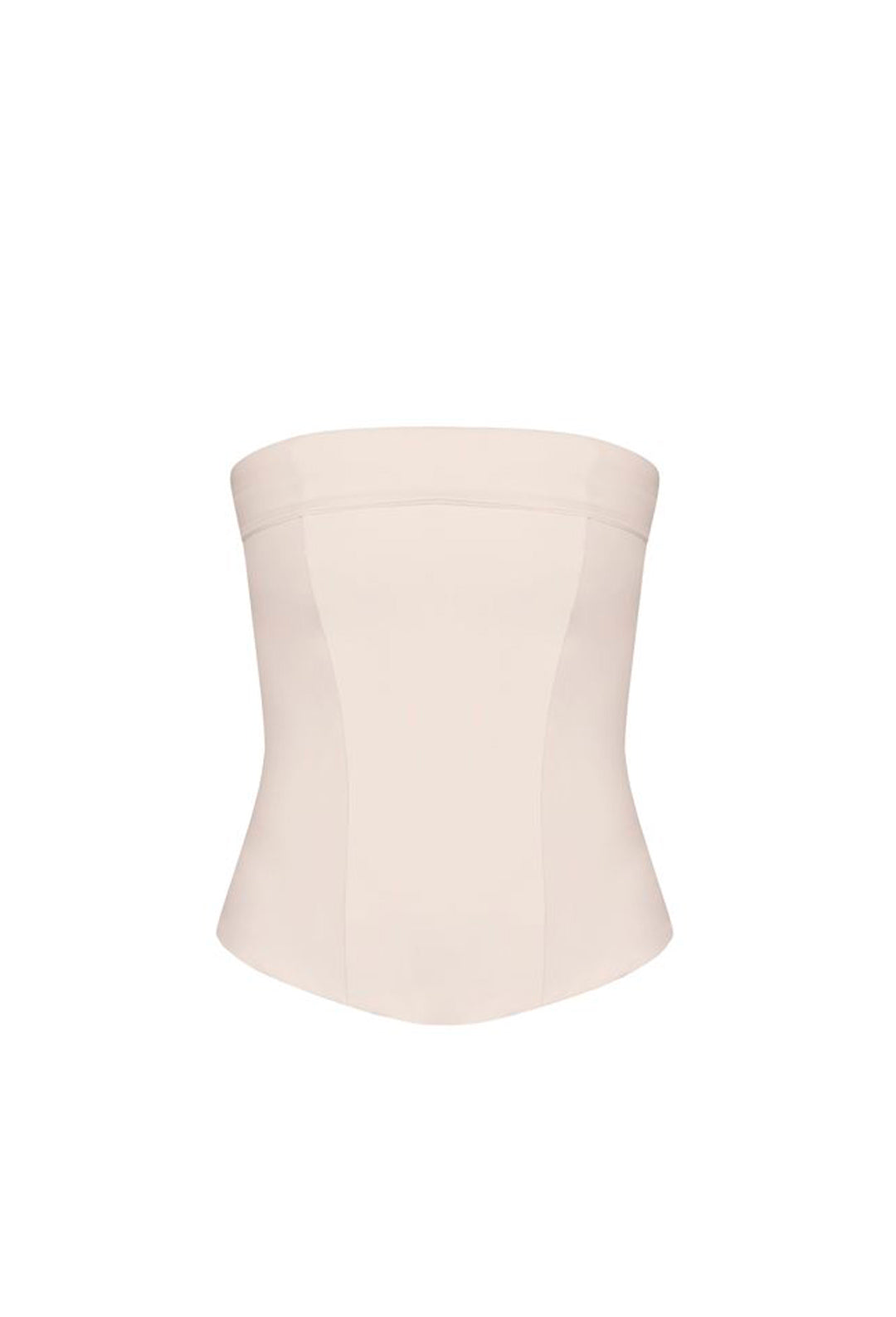 meer. メーア　CORSET DESIGN TOP /WHT SolveigCrystalCorsetTopInWhite