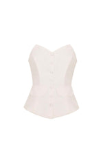 Load image into Gallery viewer, Strapless Vest Top - Off-White Linen