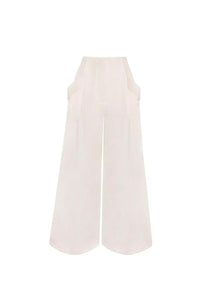 Pocket Pantaloon - Linen Off-White