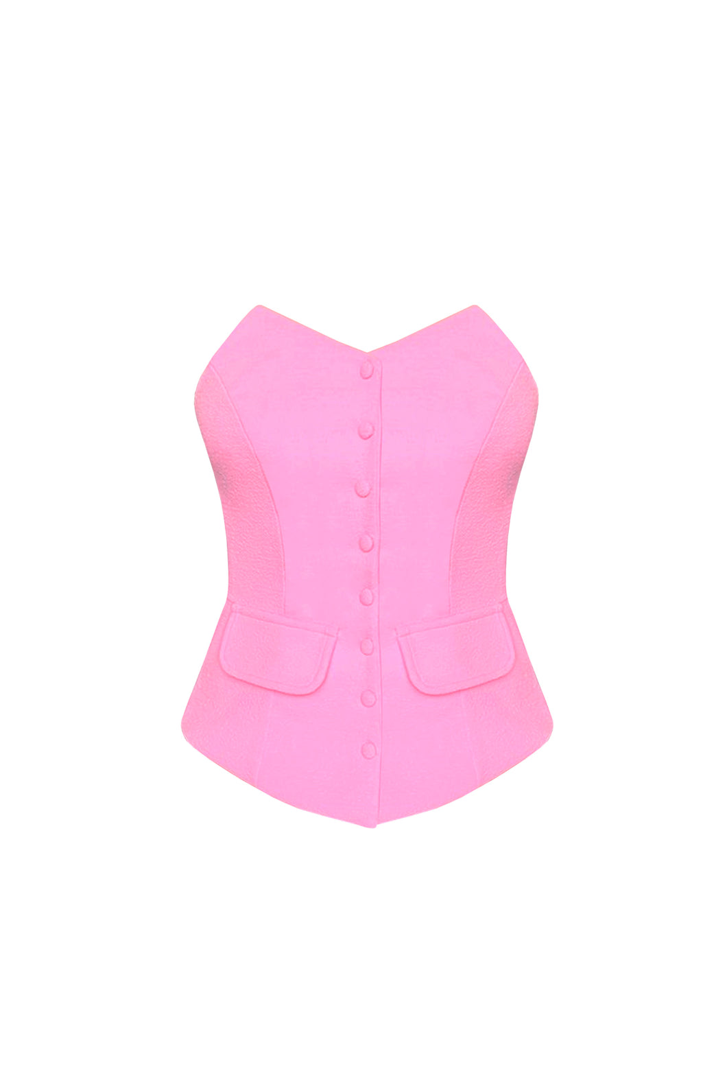 Strapless Vest - Persia Pink