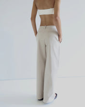 Load image into Gallery viewer, Pleated Pocket Pants Bottom - Ice Denim