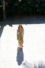 Load image into Gallery viewer, Bias Ruffle Cover-Up - Olive Green