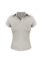 Load image into Gallery viewer, Polo Jersey Blouse Top - Natural Jersey