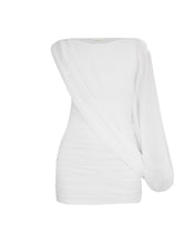 Load image into Gallery viewer, Ruffled cover Dress - Tule Off-White