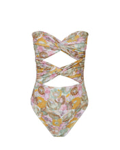 Load image into Gallery viewer, Fitting Swimsuit - Vintage Floral Crepe