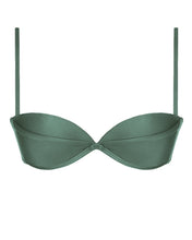 Load image into Gallery viewer, Structured Bias Bikini Top - Leaf Green