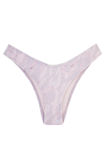Hang Glider Bikini Bottom - Pink Abstract Print