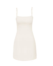 Load image into Gallery viewer, Ring Strap Short Dress - Off-White Crepe