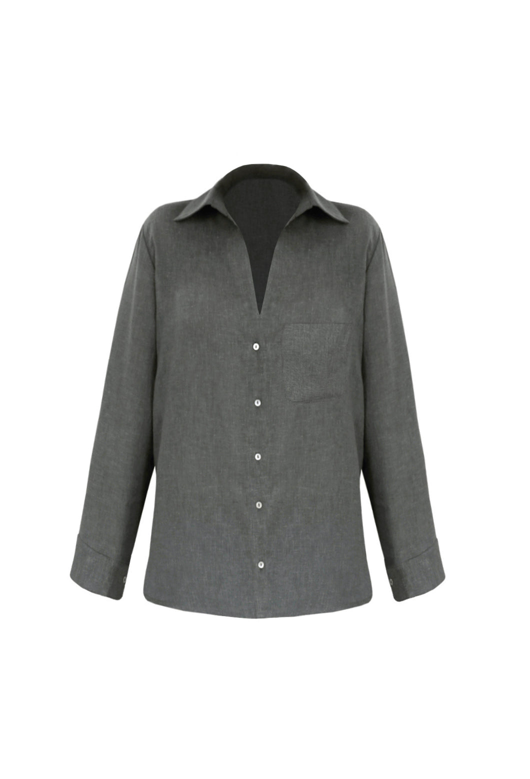 Tailoring Shirt - Graphite Linen