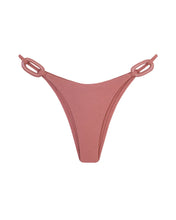 Load image into Gallery viewer, Hoops Triangle With Fixed Strap Bikini Bottom - Grena Pink