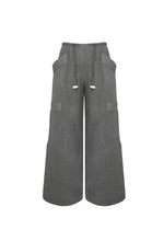 Load image into Gallery viewer, Tailoring cargo pants - Graphite Linen