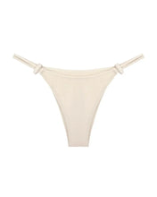 Load image into Gallery viewer, Fixed Strap Duo Loop Bikini Bottom - Creamy