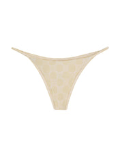 Load image into Gallery viewer, Triangle With Fixed Strap Bikini Bottom - Neutral Square Print