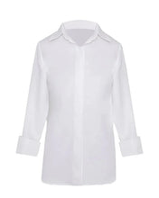 Load image into Gallery viewer, Tailoring Shirt Top - Off-White Linen