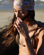 Load image into Gallery viewer, Triangle Thomas Ring Bikini Top  - Brown