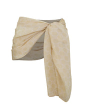 Load image into Gallery viewer, Sarong Bottom - Neutral Square Print