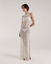 Load image into Gallery viewer, Crochet Straight Slits Cover-Up - Off-White