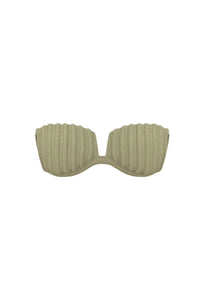 Nervura TQC Bikini Top - Khaki Green