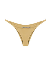 Load image into Gallery viewer, Triangle With Fixed Strap Bikini Bottom - Mineral Gold