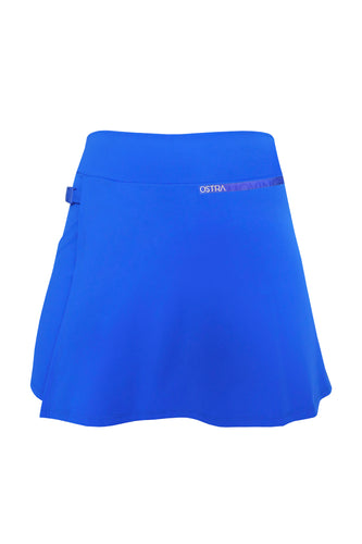 Skirt Shorts With Passage Bottom - Blue