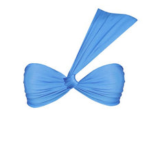 Load image into Gallery viewer, One-side Band Bikini Top - Celest Blue
