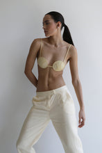 Load image into Gallery viewer, Straight Low waistband Detail Tailoring Pants Bottom - Creamy Linen