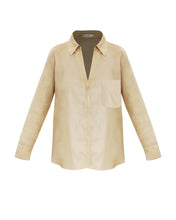 Load image into Gallery viewer, Shirt with Pocket Top - Banoffee Linen