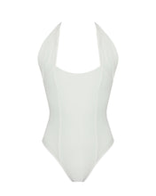 Load image into Gallery viewer, Ruched Tie Swimsuit - Off-White