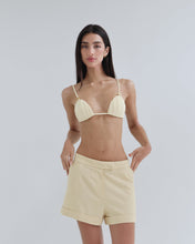 Load image into Gallery viewer, Pleated Bikini Top - Pear