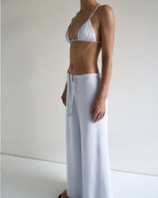Load image into Gallery viewer, Pleated Triangle Bikini Top  - Light Blue