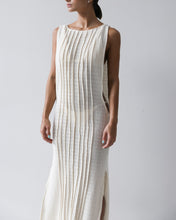 Load image into Gallery viewer, Cut-Out Armhole Stitch Detail Bottom - Crochet Off-White