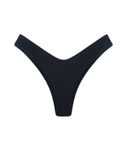 Load image into Gallery viewer, Hang Glider Bikini Bottom - Black Crepe