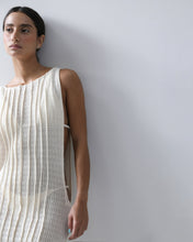 Load image into Gallery viewer, Cut-Out Armhole Stitch Detail Bottom - Crochet Off-White